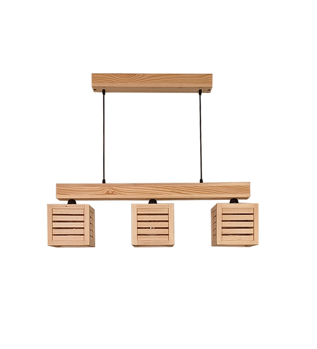 Lyon Beige Wooden Series Hanging Lamp