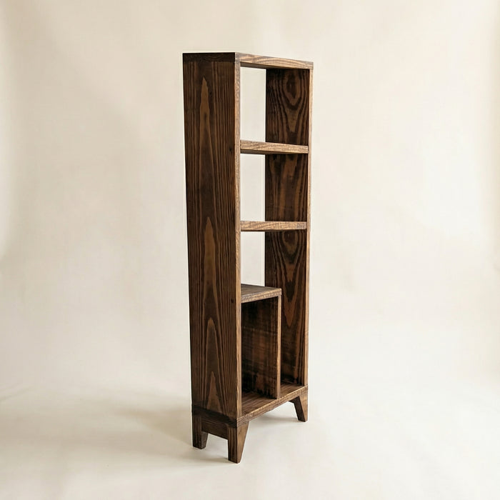 Mart 3 Tier Brown Solid Wood End Table