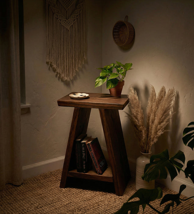 Michael Solid Wood End Table