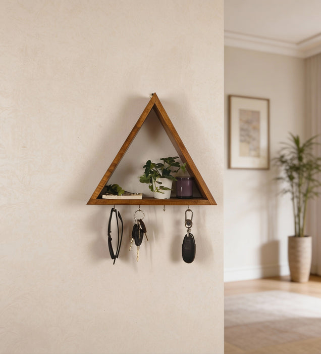 NOAH Wooden Wall Organiser with Key Holders