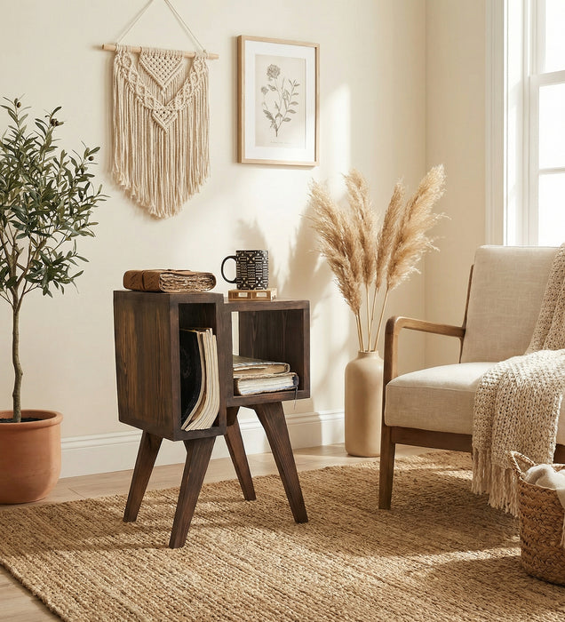 Noel Solid Wood End Table