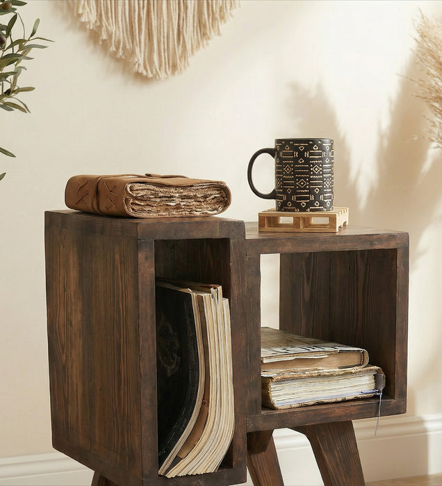 Noel Solid Wood End Table