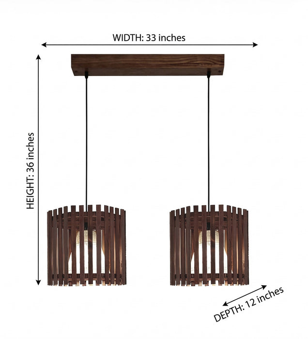 Octa Brown 2 Series Hanging Light