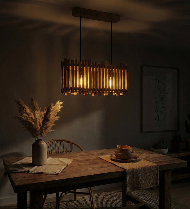 Palisade 24 Centrum Wooden 2 Series Hanging Lamp