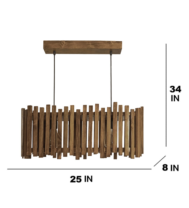 Palisade 24 Centrum Wooden 2 Series Hanging Lamp