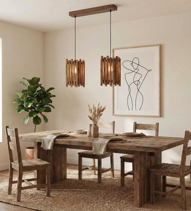 Palisade Brown 2 Series Hanging Light
