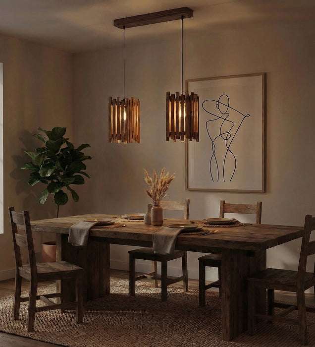 Palisade Brown 2 Series Hanging Light