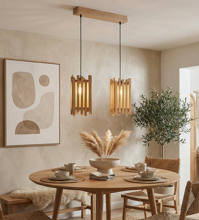 Palisade Beige 2 Series Hanging Light