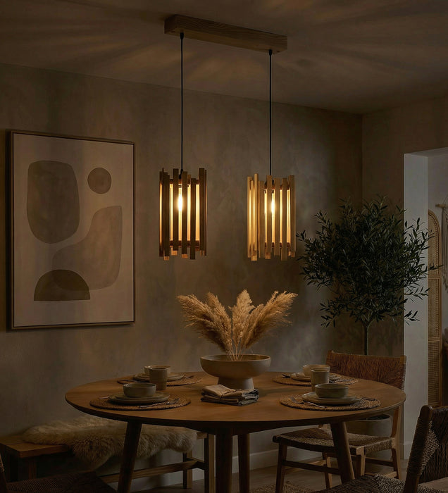 Palisade Beige 2 Series Hanging Light