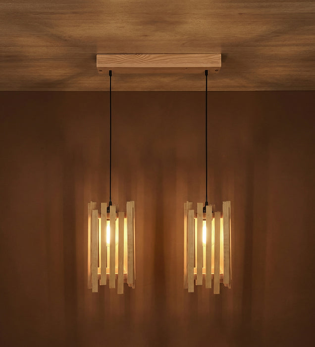 Palisade Beige 2 Series Hanging Light