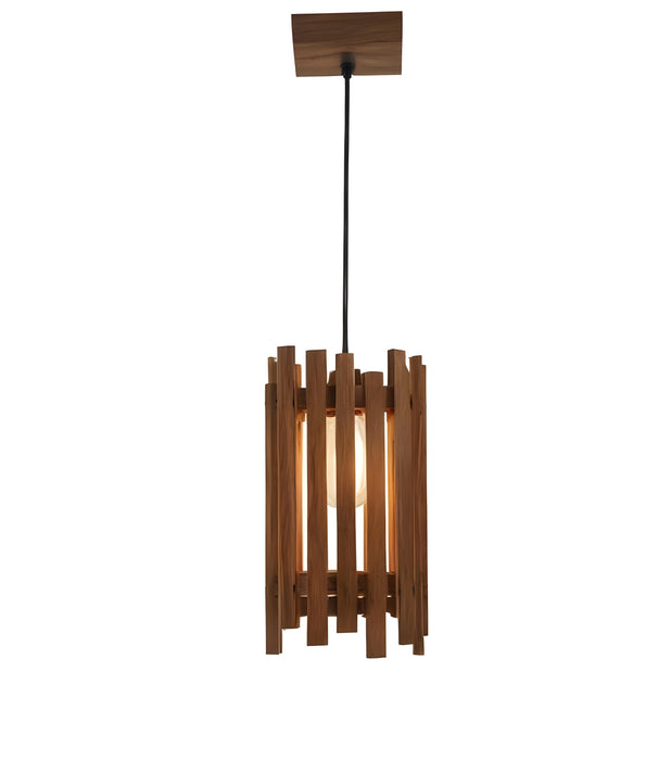 Palisade Brown Wooden Single Hanging Lamp