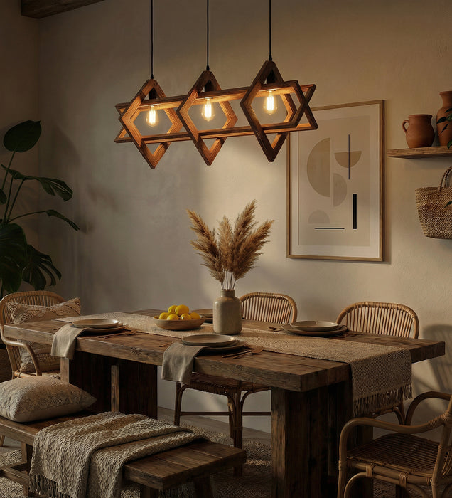 Paragon Brown 3 Series Hanging Lamp