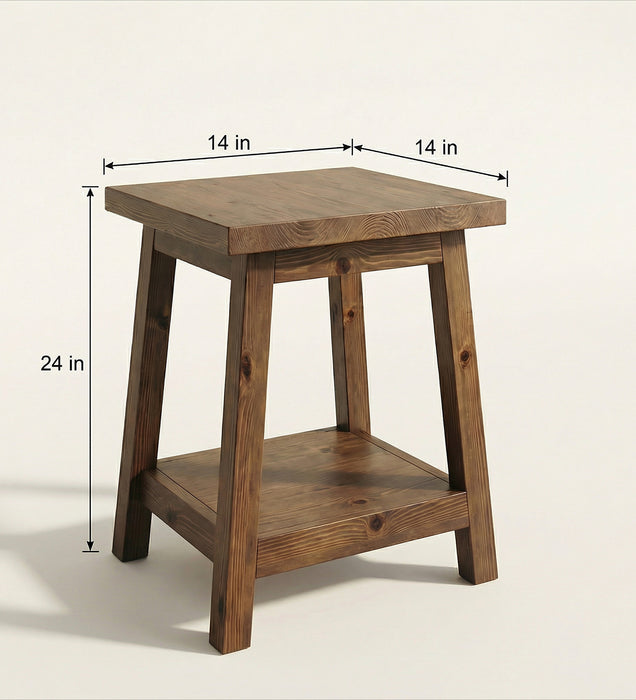 Raphael Solid Wood End Table