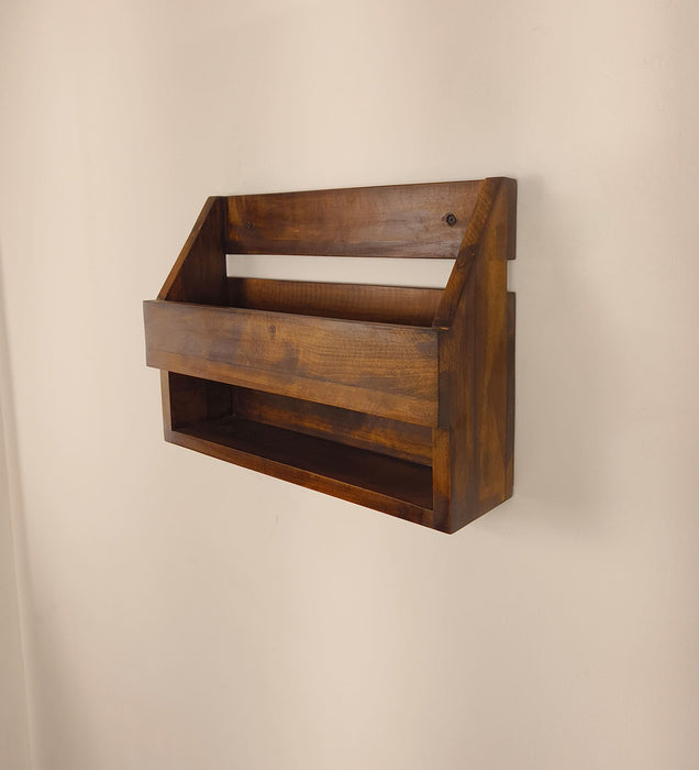 Riverdale Wooden Wall Shelf Organiser