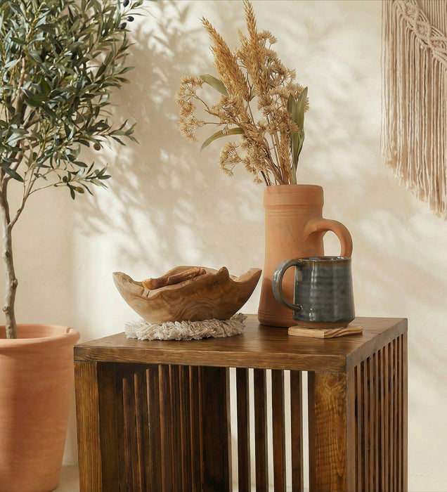 RUFUS Solid Wood End Table