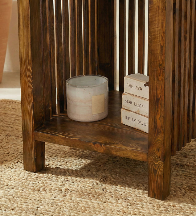 RUFUS Solid Wood End Table