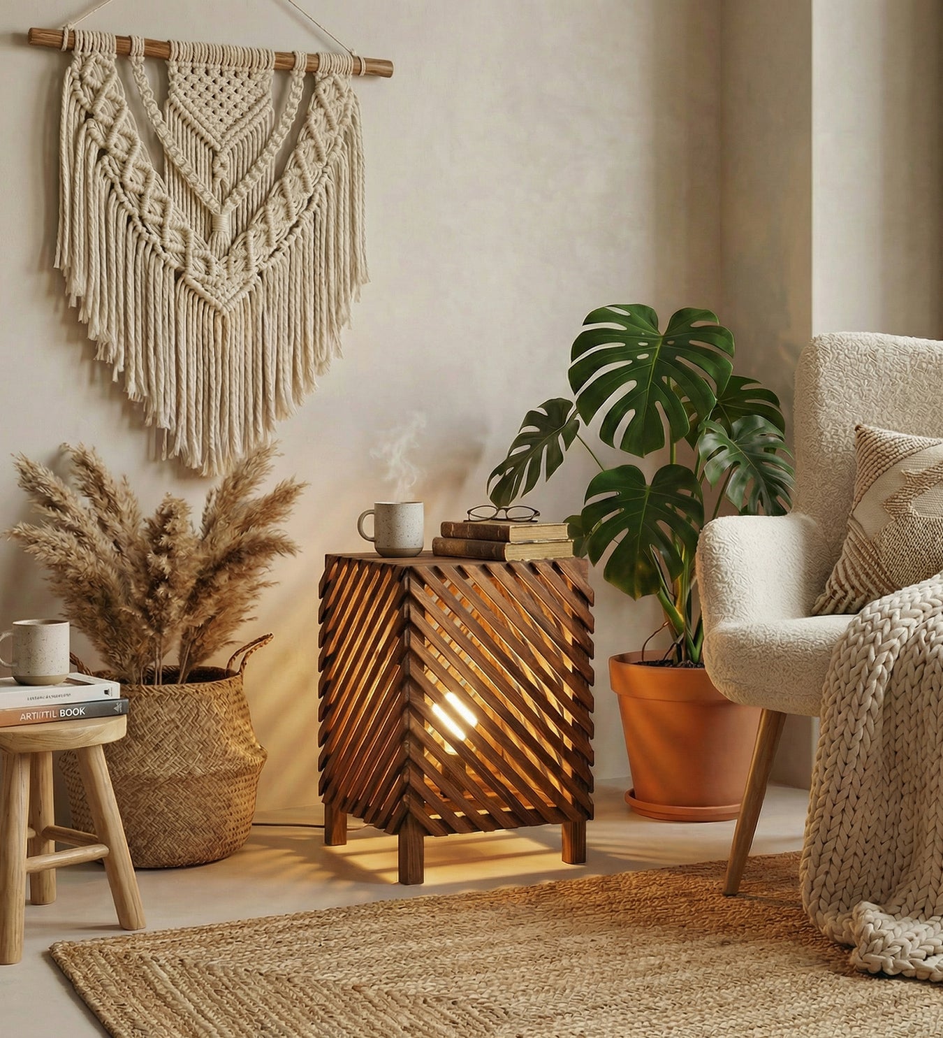 SIDE TABLE FLOOR LAMPS