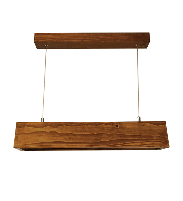 Sirius 24 Brown Wooden LED Hanging Lamp