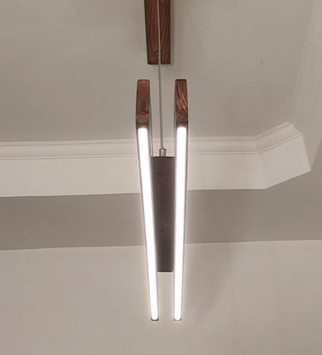 Slimline 36 DUO Wooden LED Hanging Lamp