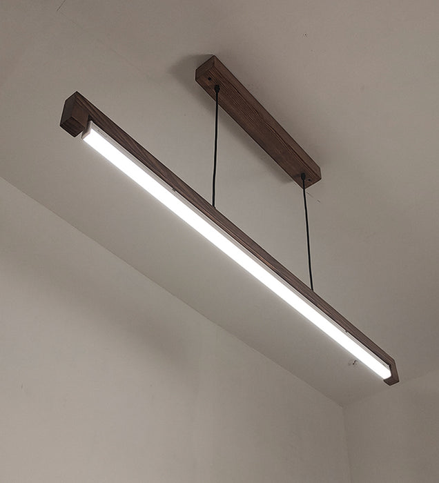 Slimline 48 Brown Baton LED Hanging Lamp