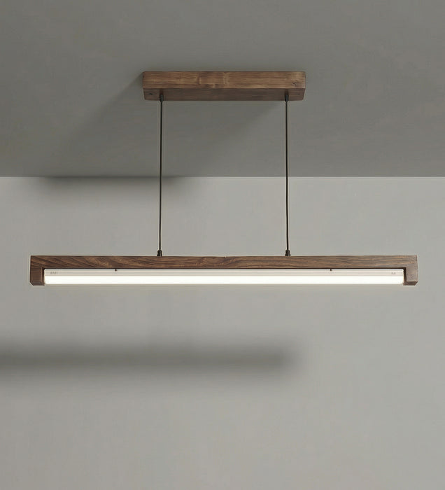 Slimline 48 Brown Baton LED Hanging Lamp