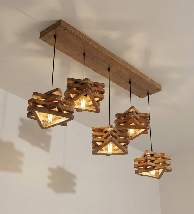 Star Brown 5 Series Hanging Lamp
