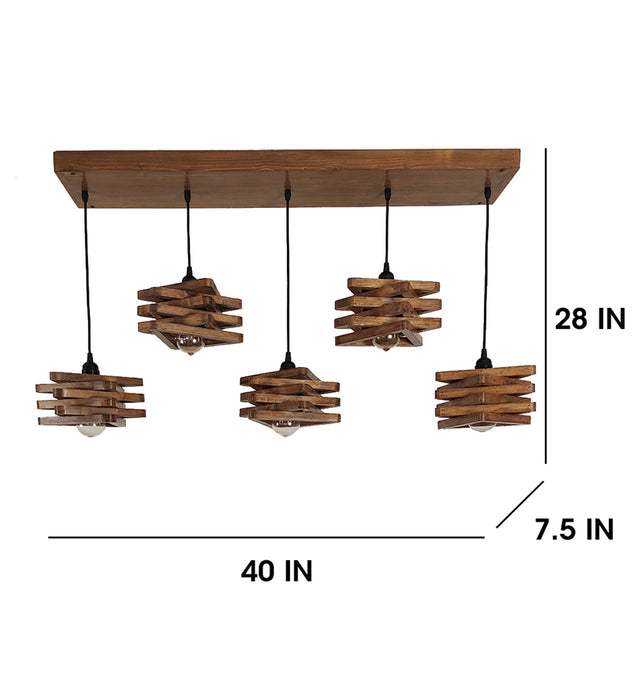 Star Brown 5 Series Hanging Lamp