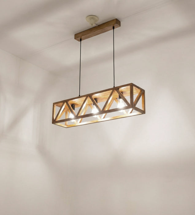 Symmetric 36 Centrum Brown 3 Series Hanging Lamp