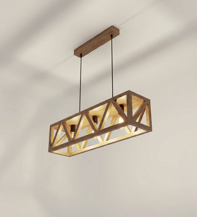 Symmetric 36 Centrum Brown 3 Series Hanging Lamp