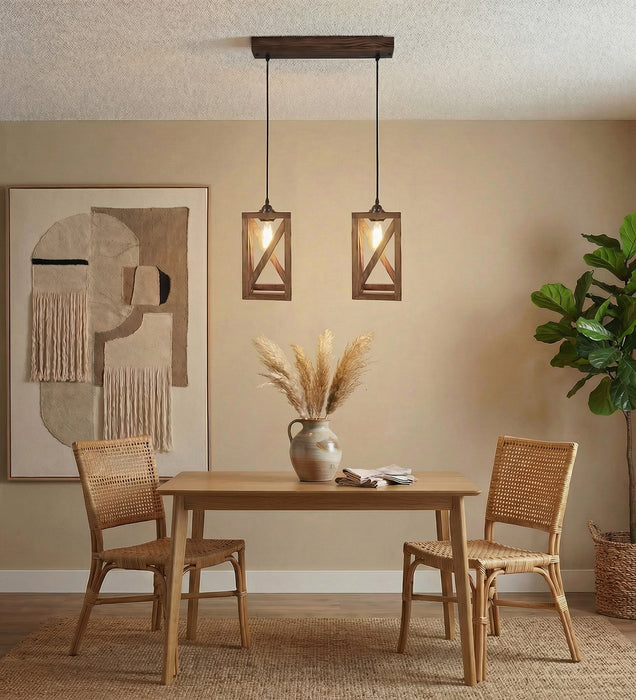 Symmetric Brown 2 Series Hanging Light
