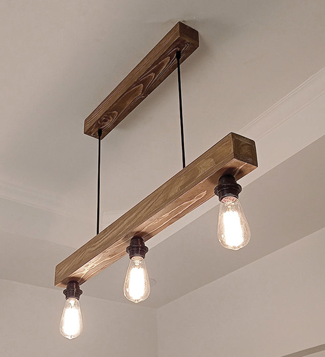 Tavern Brown Wooden Series Hanging Lamp