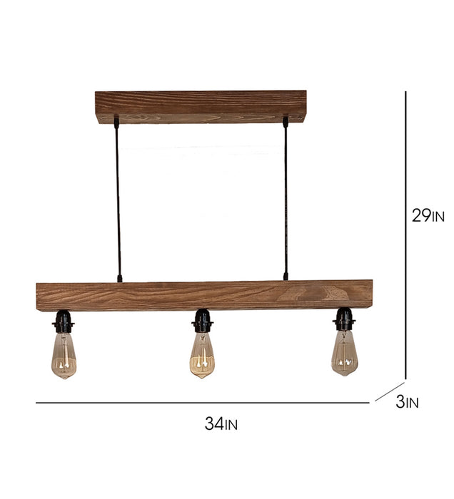 Tavern Brown Wooden Series Hanging Lamp