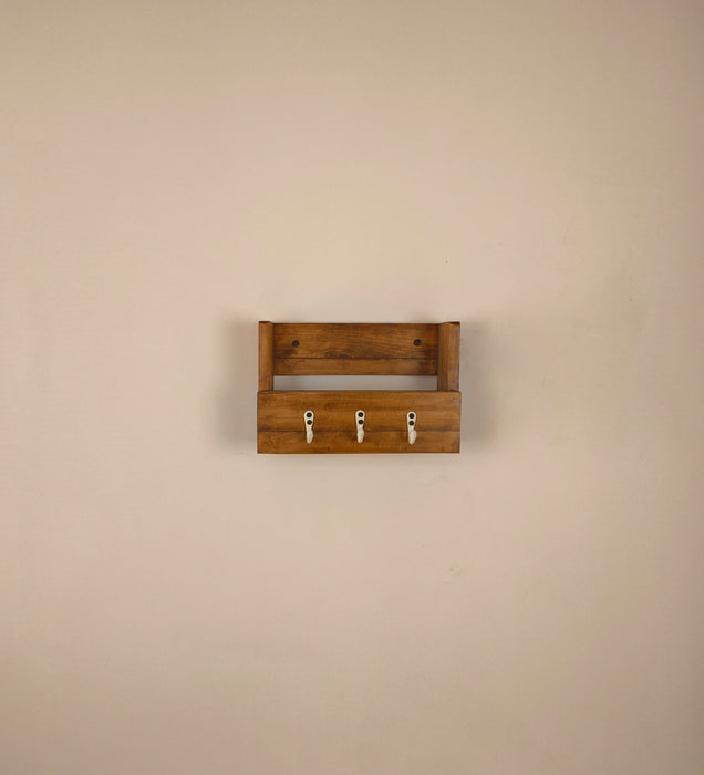 Tivoli Wooden Wall Organiser with Key Holders