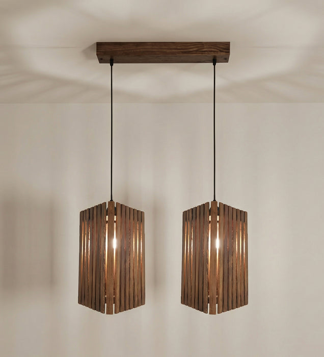 Trikona Brown 2 Series Hanging Light