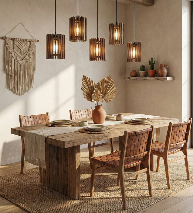 Ventus Brown 5 Series Hanging Lamp
