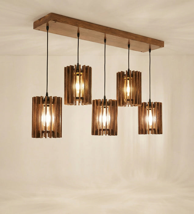 Ventus Brown 5 Series Hanging Lamp