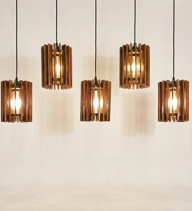 Ventus Brown 5 Series Hanging Lamp