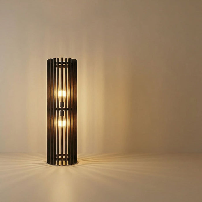 Ventus Duo Wooden Floor Lamp