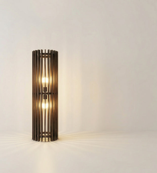 Ventus Duo Wooden Floor Lamp