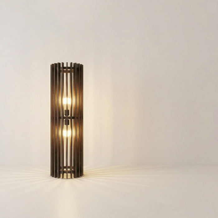 Ventus Duo Wooden Floor Lamp