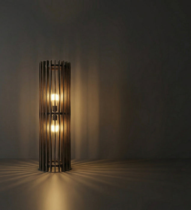 Ventus Duo Wooden Floor Lamp