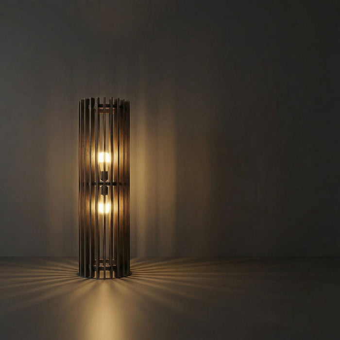 Ventus Duo Wooden Floor Lamp