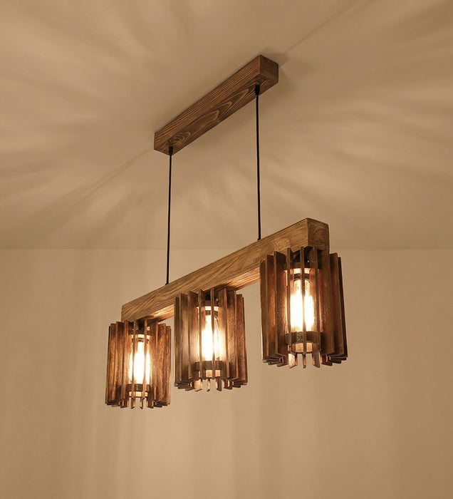 Ventus Brown Wooden Series Hanging Lamp