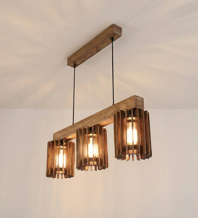Ventus Brown Wooden Series Hanging Lamp