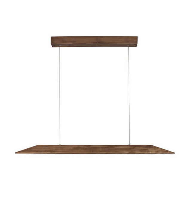 Venus 36 Brown Wooden LED Hanging Lamp