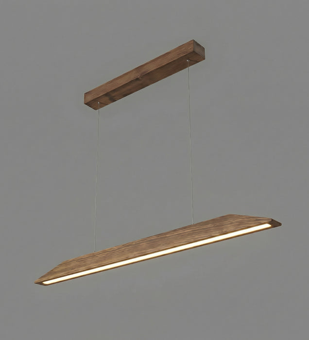 Venus 36 Brown Wooden LED Hanging Lamp