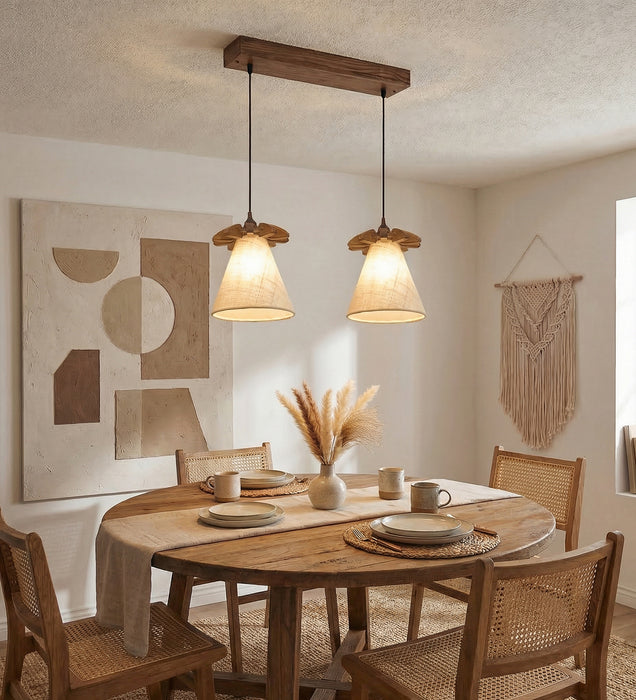 Whirl Beige 2 Series Hanging Light