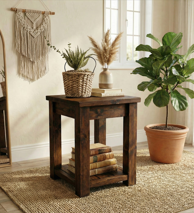 Zing Solid Wood End Table