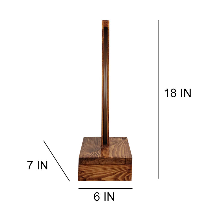 Arc LED Wooden Table Lamp