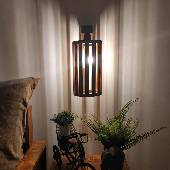 Casa Brown Wooden Wall Light